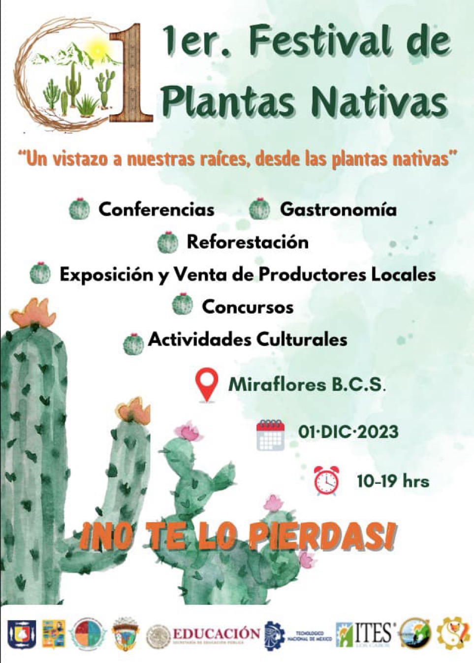 Invitan al 1er Festival de Plantas Nativas, en la delegación de Miraflores el próximo 01 de diciembre