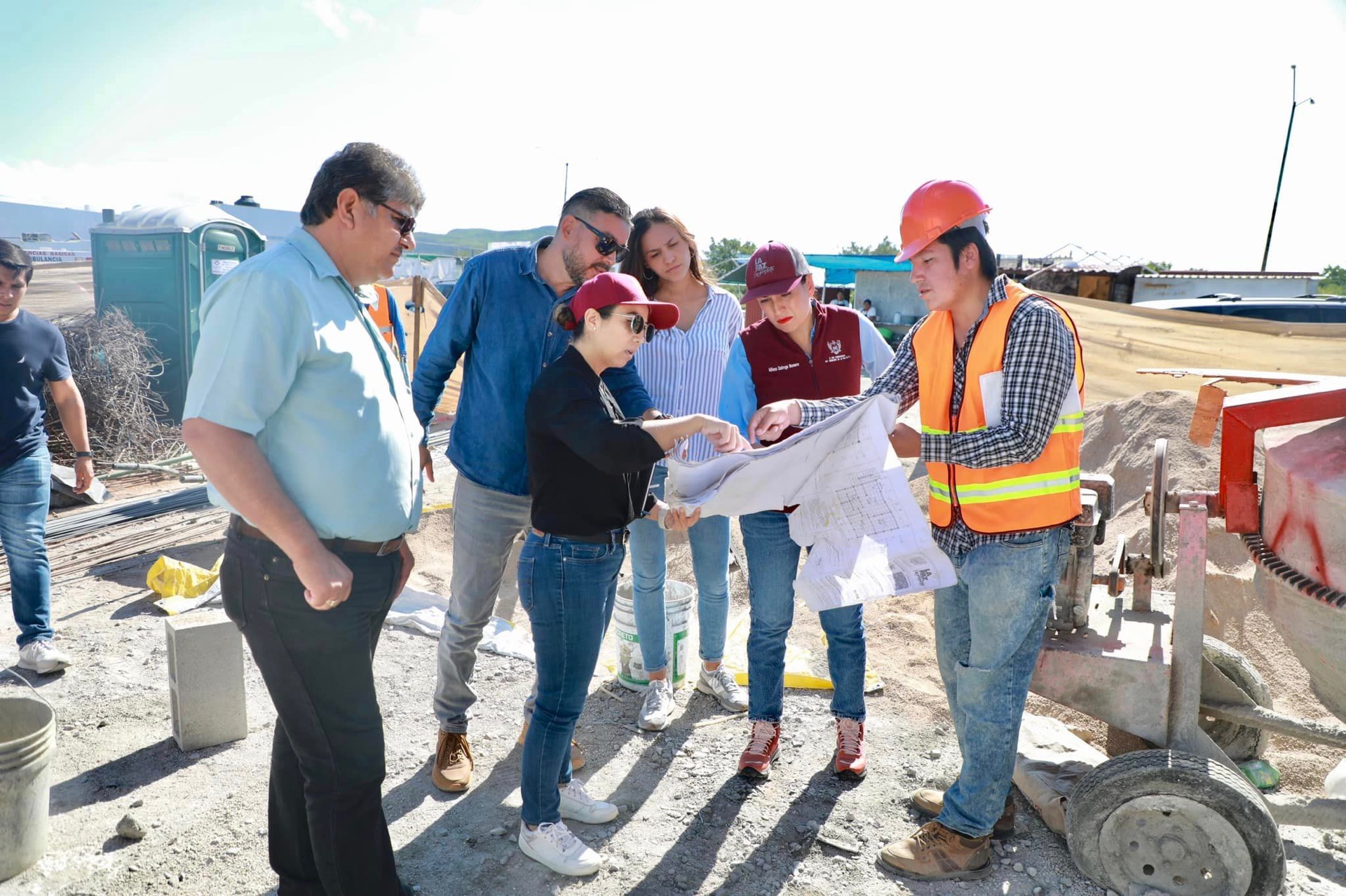 Supervisa Milena Quiroga la construcción de la Subcomandancia de Bomberos en Camino Real