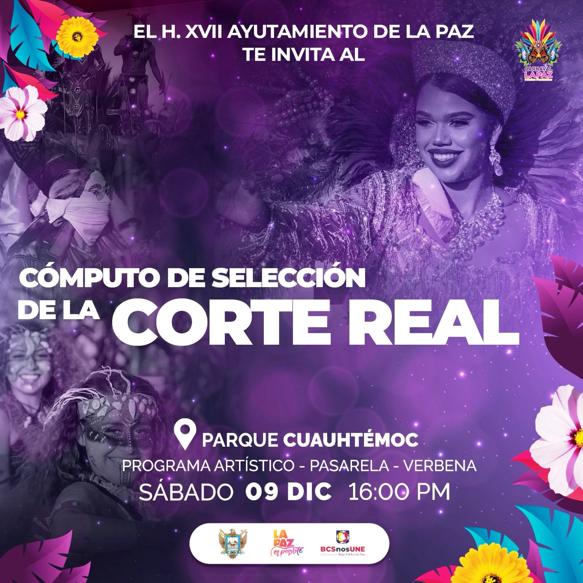 Realizarán cómputo de la elección de la Corte Real del Carnaval La Paz 2024