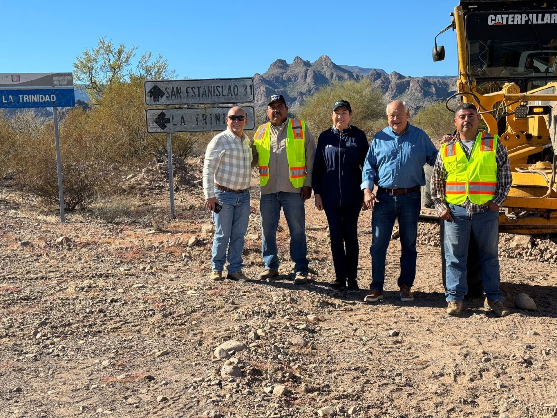 Anuncia VCC acciones para la Sierra de Guadalupe; supervisa avances de la rehabilitación de caminos rurales