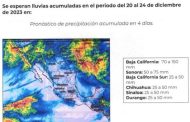 Espera BCS llegada de Frente Frío No. 19 y segunda tormenta invernal