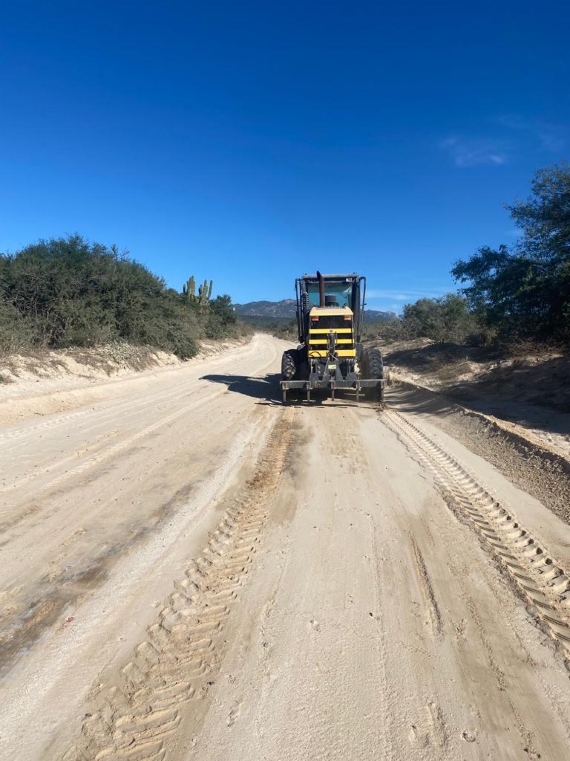 Continúan jornadas de limpieza en caminos vecinales y accesos a rancherías de Los Cabos