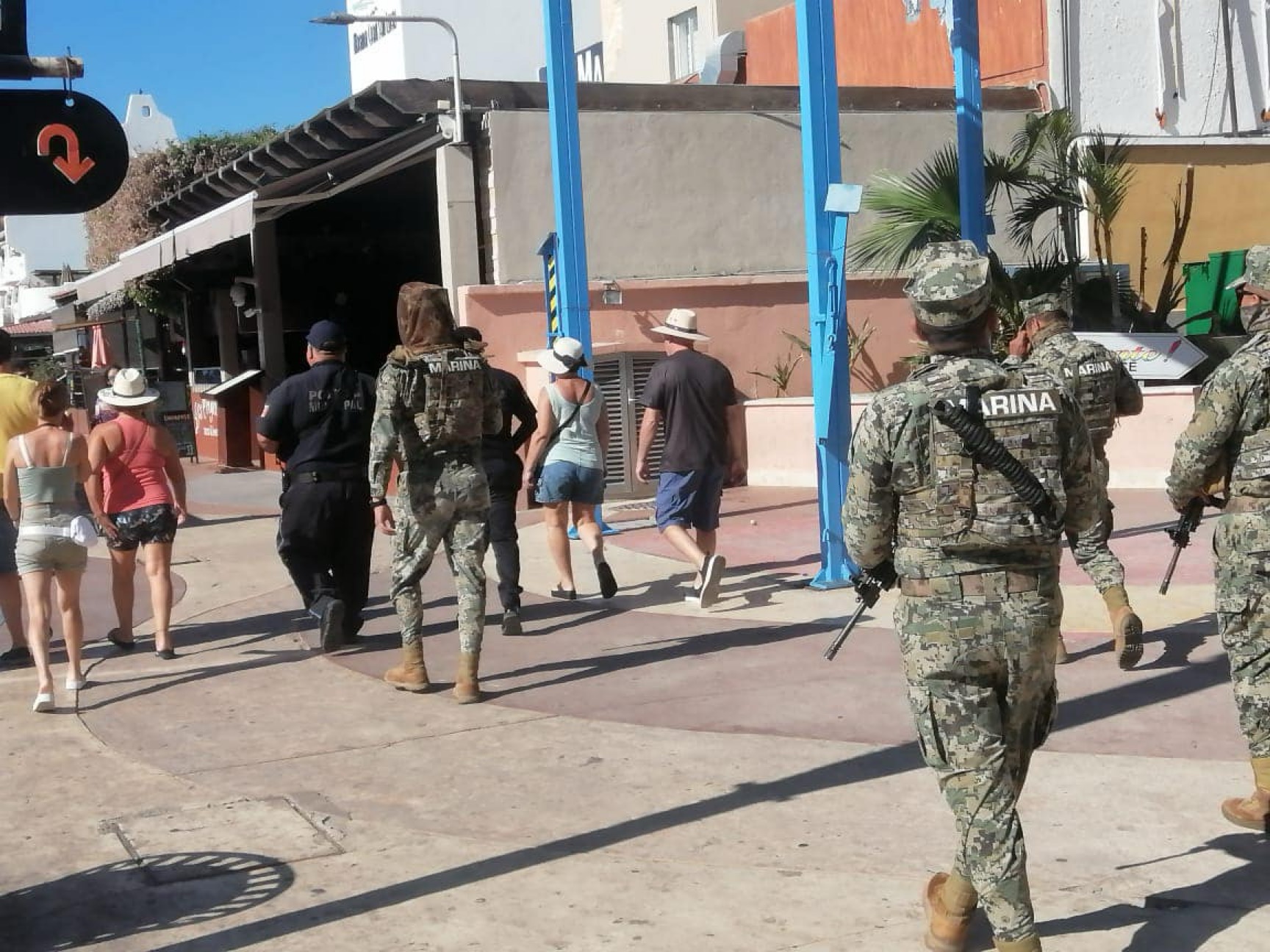 Implementan operativos de seguridad los tres niveles de gobierno en el municipio de Los Cabos