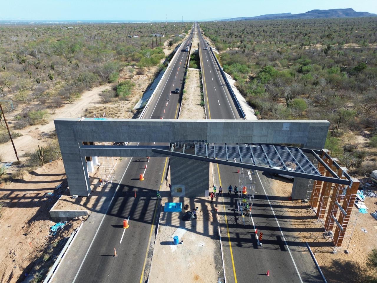 Presenta obra de acceso al sur de la ciudad 80% de avance