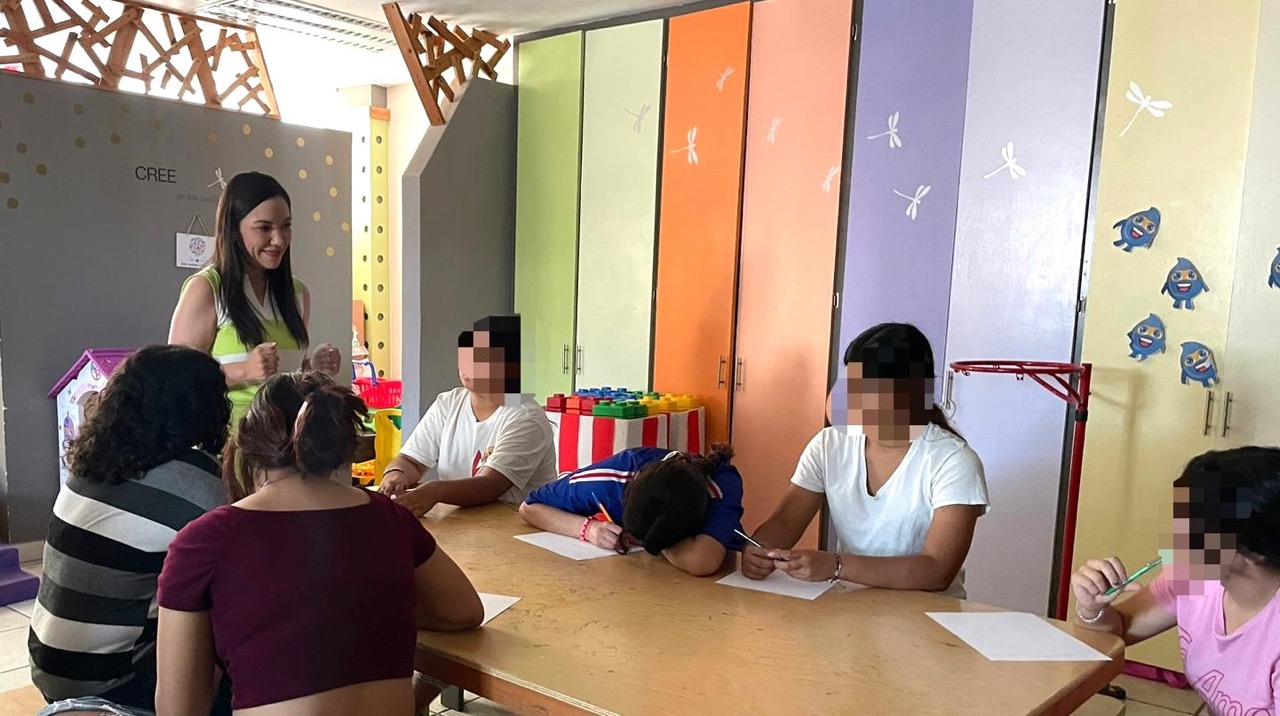 IMPARTEN PLÁTICA PREVENTIVA A NIÑAS, NIÑOS Y ADOLESCENTES DE CASA CUNA EN LA PAZ