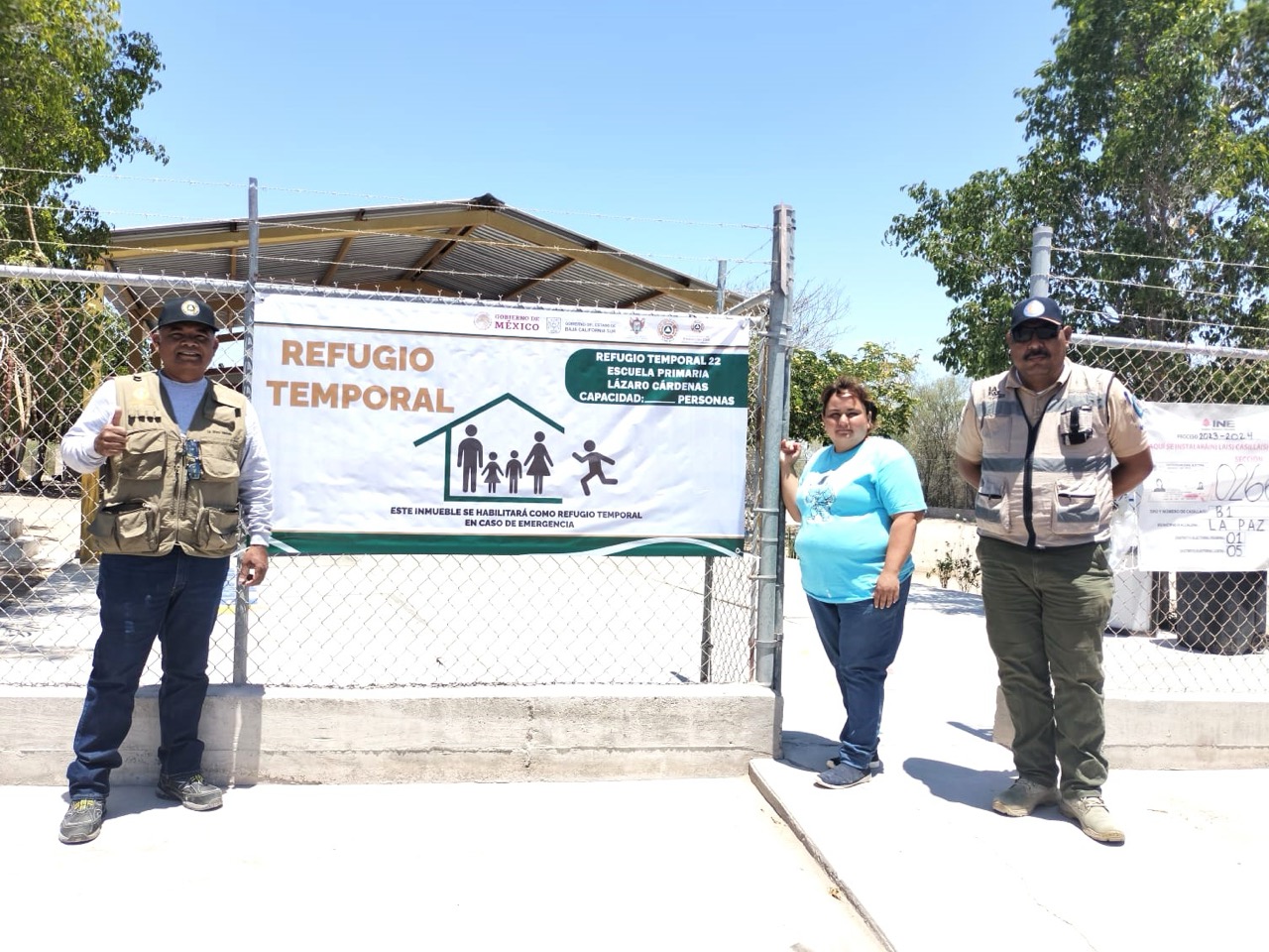 ESCUELAS DE BCS CUENTAN CON REQUISITOS PARA HABILITAR REFUGIOS TEMPORALES