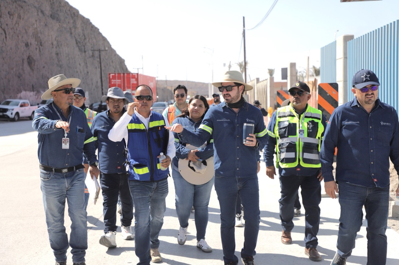 ANUNCIA API-BCS AVANCE DE OBRAS DE MODERNIZACIÓN EN PUERTO DE PICHILINGUE