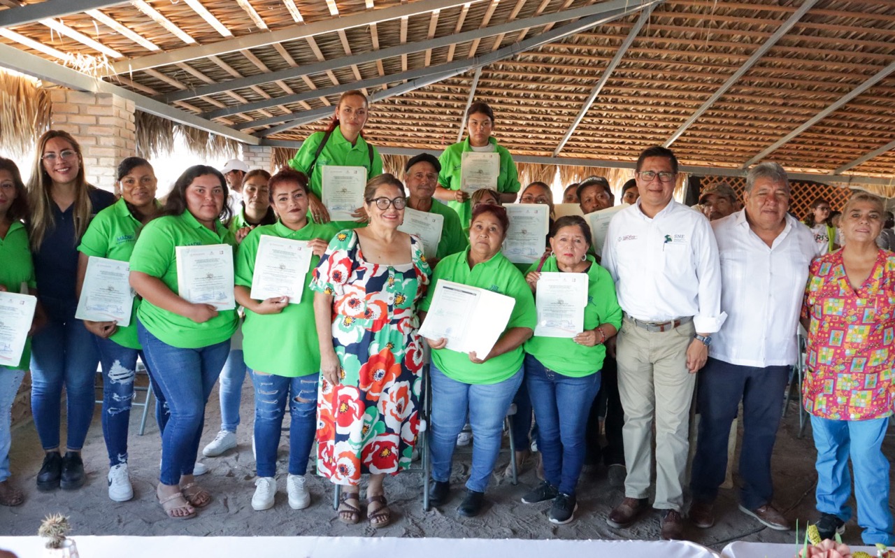 CONCLUYEN CURSOS DE CAPACITACIÓN EN EL NORTE DE LA ENTIDAD