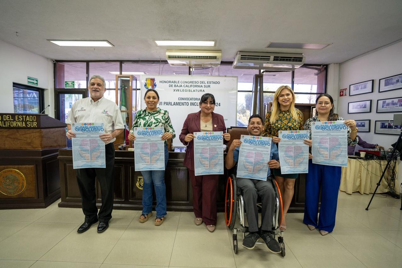 Dar a conocer las bases de la convocatoria del VI Parlamento Inclusivo de Personas con Discapacidad, “Por un Estado sin Fronteras” 2024