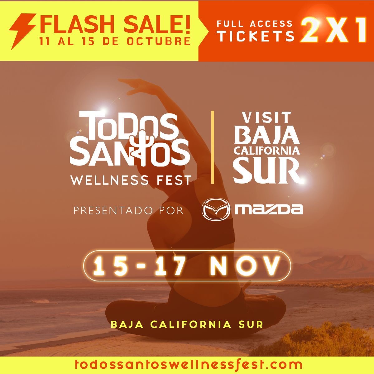 FESTIVAL DE YOGA DE TODOS SANTOS, IMPULSA UN TURISMO DE SALUD Y BIENESTAR