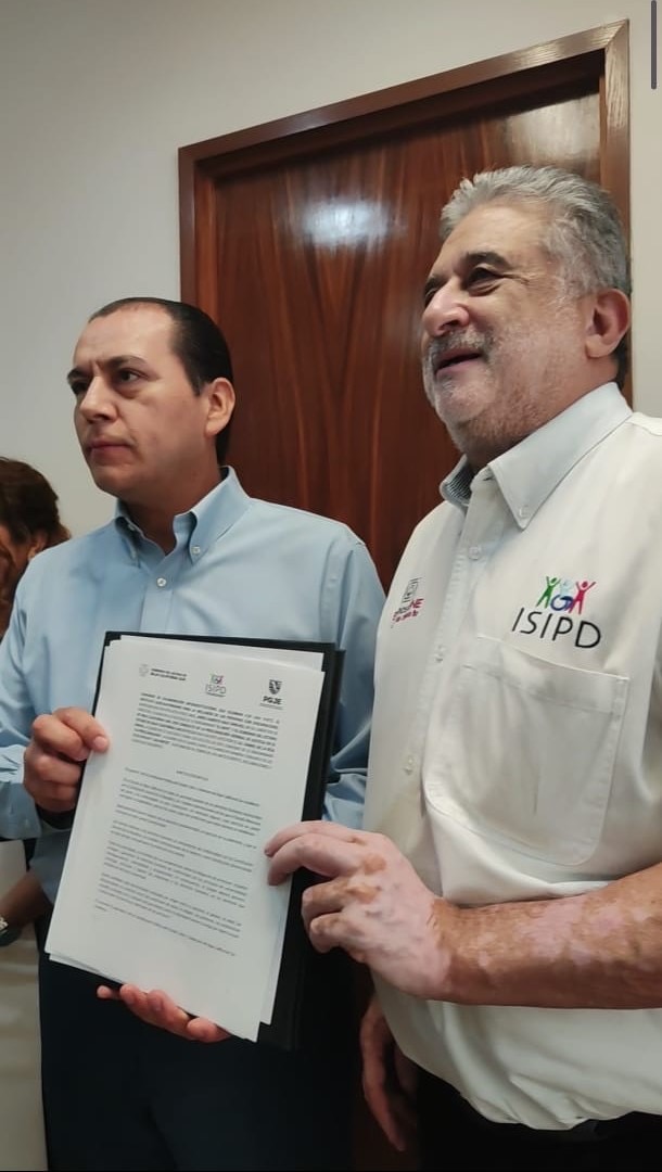 FIRMAN ISIPD Y PGJE CONVENIO PARA FACILITAR ACCESO A LA JUSTICIA A PERSONAS CON DISCAPACIDAD
