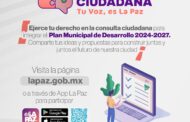 Invita Gobierno Municipal a participar en la Consulta Ciudadana “Tu voz, es La Paz”