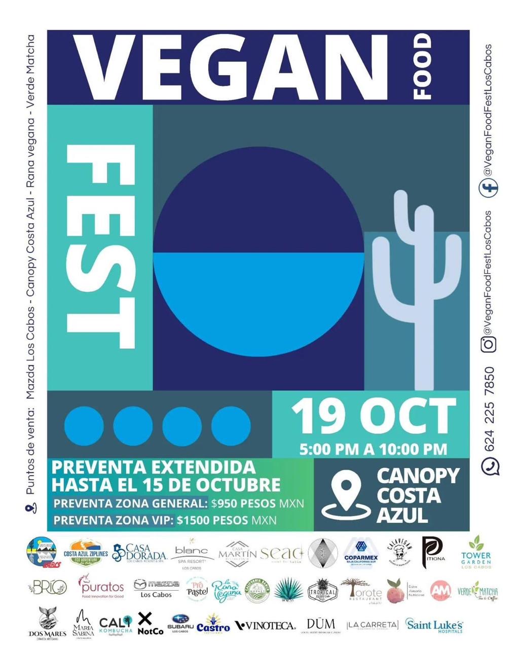 Invita XV Ayuntamiento al Vegan Food Fest Los Cabos