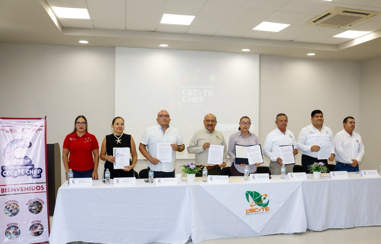 FIRMA CECYTE BCS, UTLP Y CANIRAC CONVENIOS PARA EL FORTALECIMIENTOEDUCATIVO DE BCS