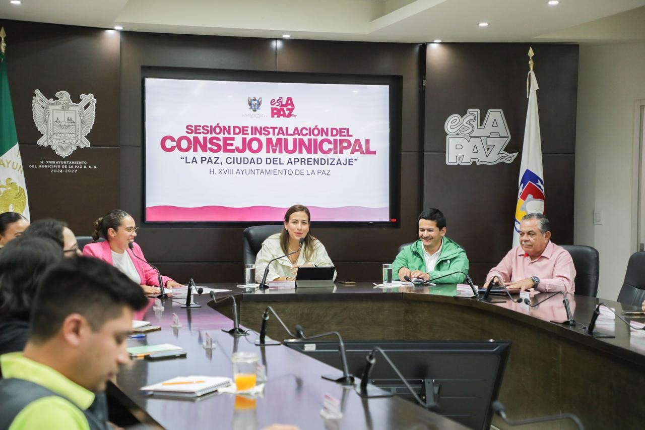 Conforman el nuevo Consejo Municipal “La Paz, Ciudad del Aprendizaje”