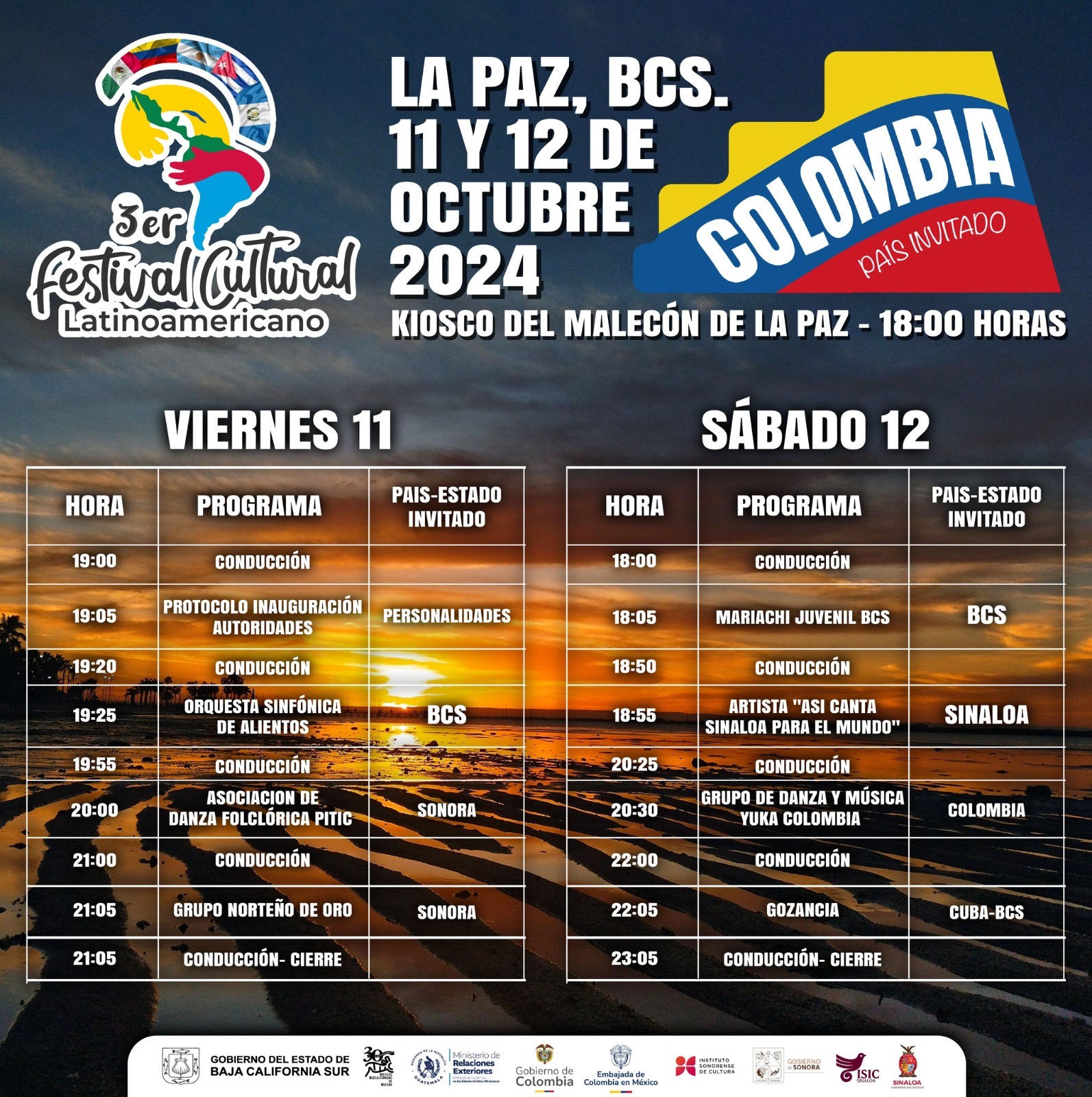 DEL 11 AL 12 DE OCTUBRE REALIZARÁN EL TERCER FESTIVAL CULTURAL LATINOAMERICANO