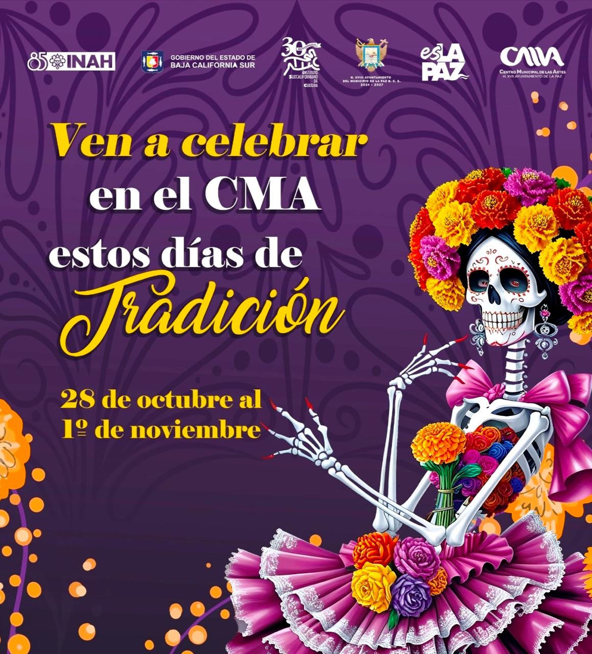 Invita Ayuntamiento de La Paz a las celebraciones por el Día de Muertos