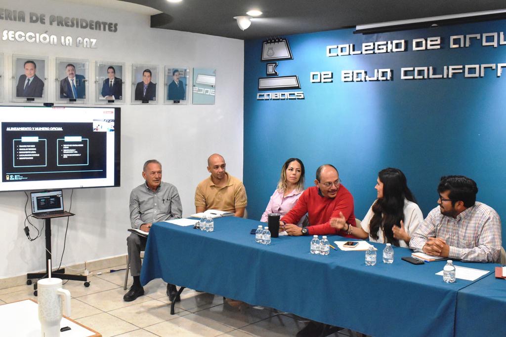 Fortalecen su colaboración Ayuntamiento de La Paz y Colegio de Arquitectos de B.C.S.