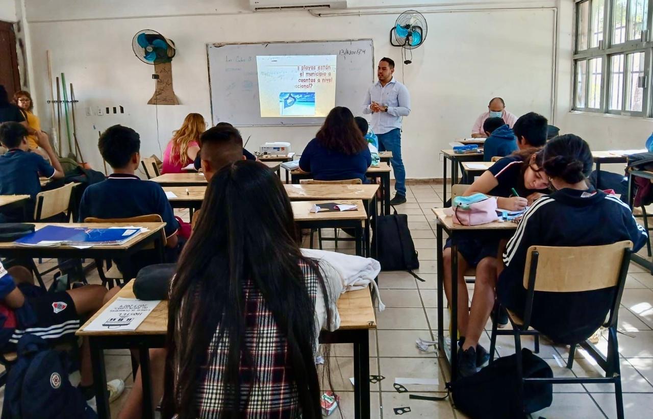 ZOFEMAT fomenta el cuidado ambiental en estudiantes de Cabo San Lucas