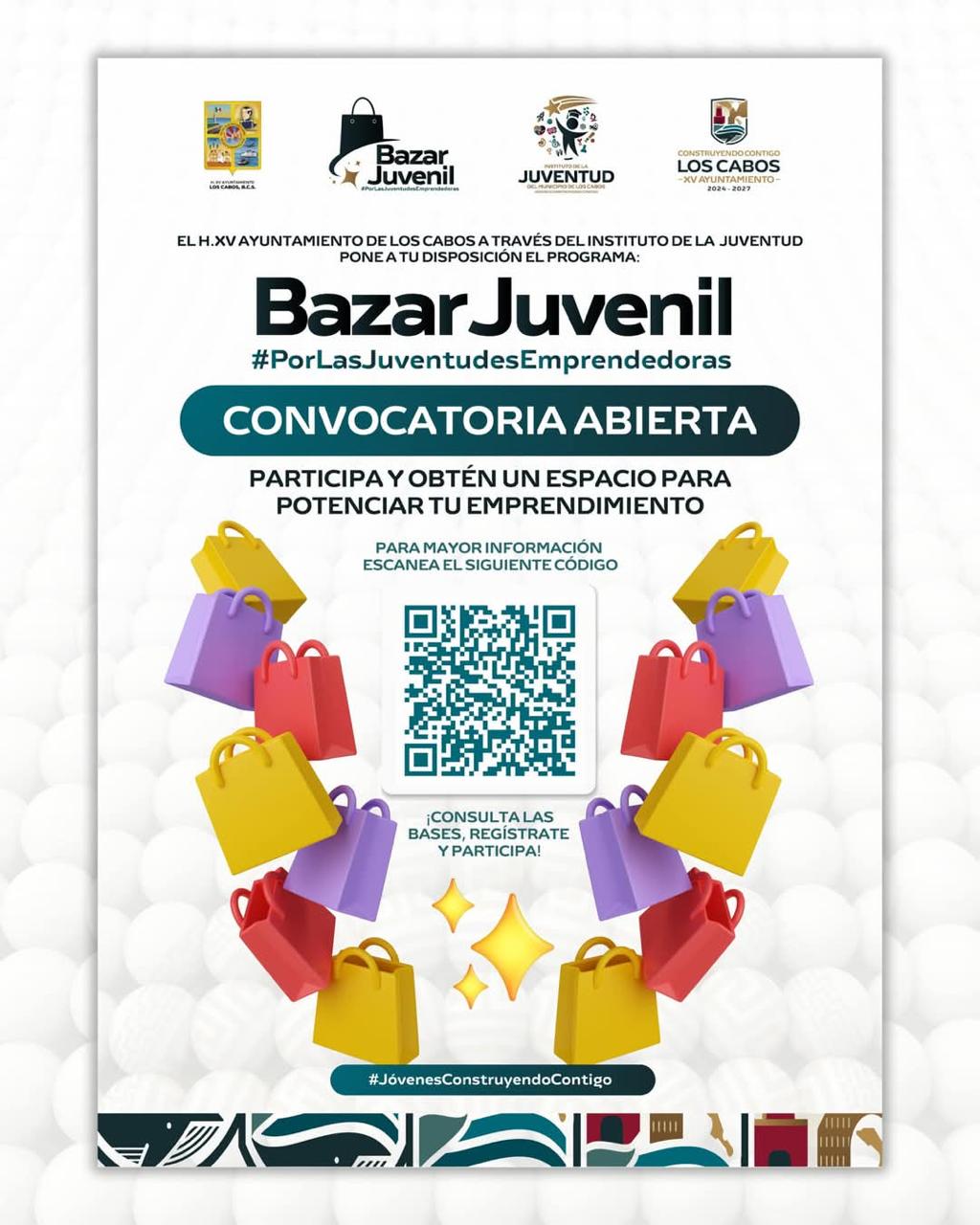 Lanza INJUVE Los Cabos convocatoria para participar en el “Bazar Juvenil”