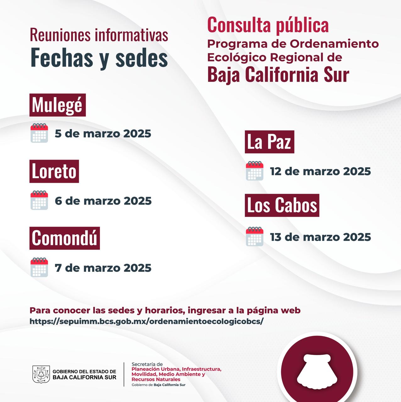 Realizarán encuentros para socializar la Consulta Pública de Ordenamiento Ecológico Regional de BCS