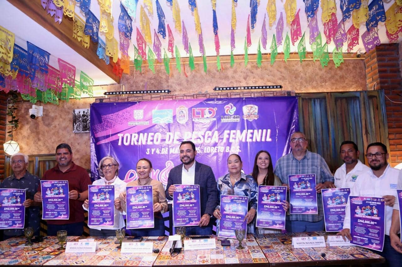 Confirma Los Cabos su participación y compromiso social para la 4ta edición del torneo de pesca femenil “Pink Promise” a celebrarse en Loreto