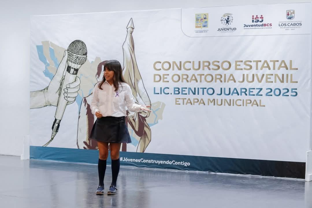 Celebran con éxito el concurso de declamación “Benito Juárez” en Los Cabos