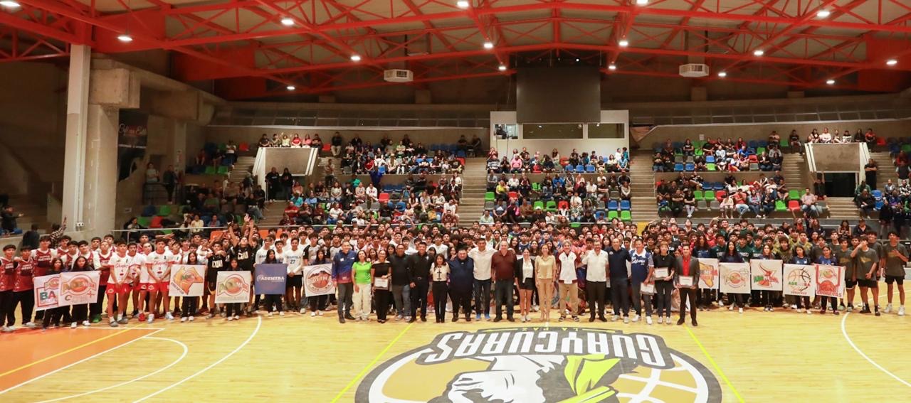 Destaca Milena Quiroga impulso al deporte en inauguración del Torneo Nacional de Básquetbol U17