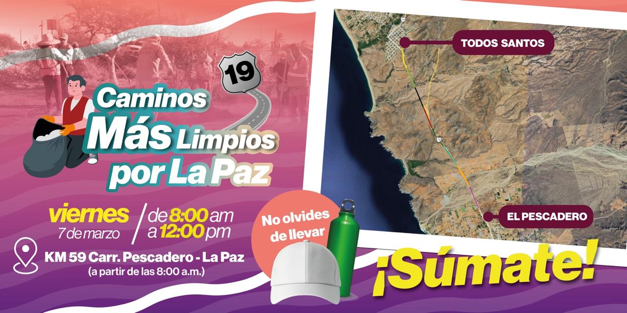 Milena Quiroga invita a sumarse a jornada de limpieza “Caminos más limpios por La Paz”