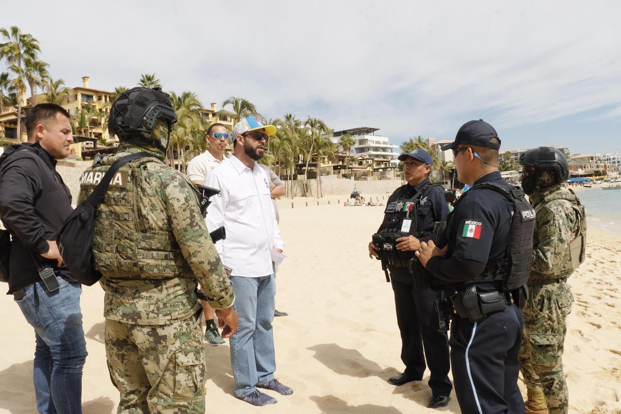 Evalúan instalación de cámaras de videovigilancia en playa El Médano