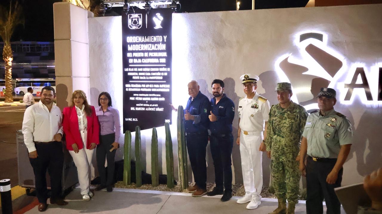 Inauguran primera y segunda etapa de modernización del Puerto de Pichilingue: un hecho histórico para el desarrollo económico de BCS