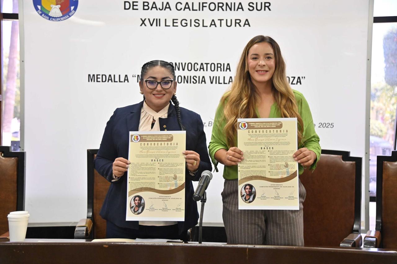 Convocan a aspirantes a la medalla al mérito femenil María Dionisia Villarino Espinoza