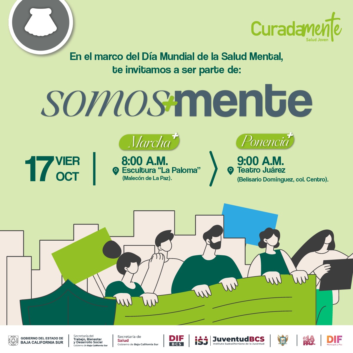 ISJUVENTUD invita a la jornada “Somos + Mentes” por el Día Mundial de la Salud Mental