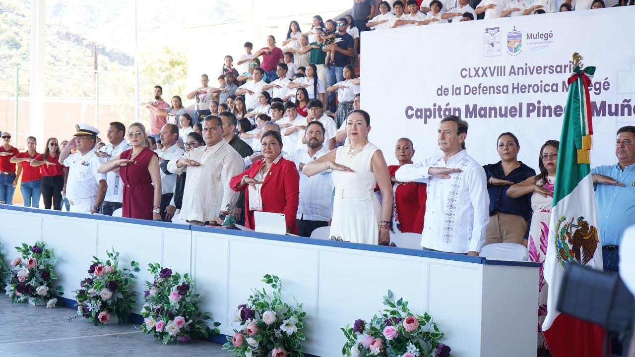 Celebró Congreso de BCS el 178 aniversario de la defensa heroica de Mulegé
