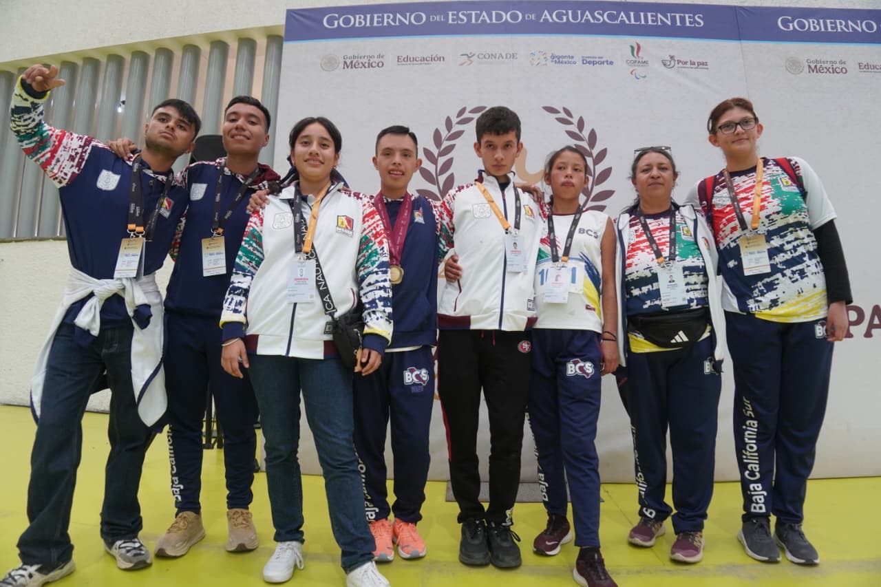 Delegación de BCS obtiene 15 medallas en Paralimpiada Nacional 2025