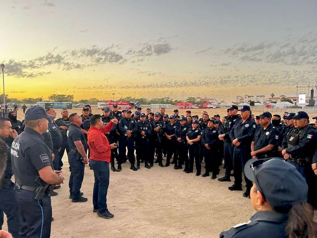Implementa Ayuntamiento de Los Cabos operativo preventivo por Fiestas Tradicionales Cabo San Lucas 2025