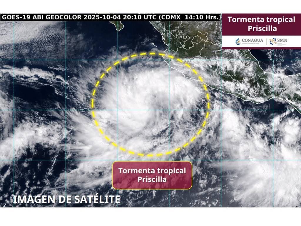 AVISO DE CICLÓN TROPICAL EN EL OCÉANO PACÍFICO