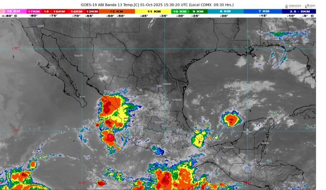Tormenta tropical “Octave” continúa su trayectoria sin representar riesgo para Los Cabos: Protección Civil