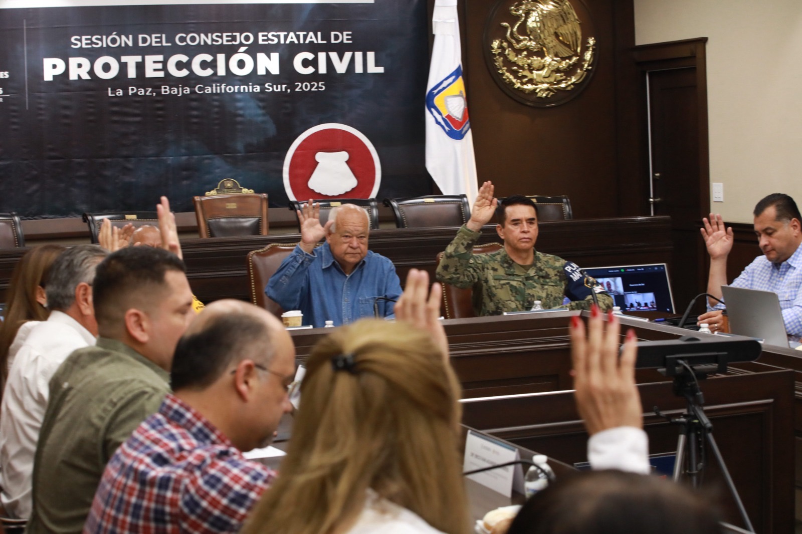 Permanece atento el Consejo Estatal de Protección Civil de BCS al comportamiento de “Priscilla”