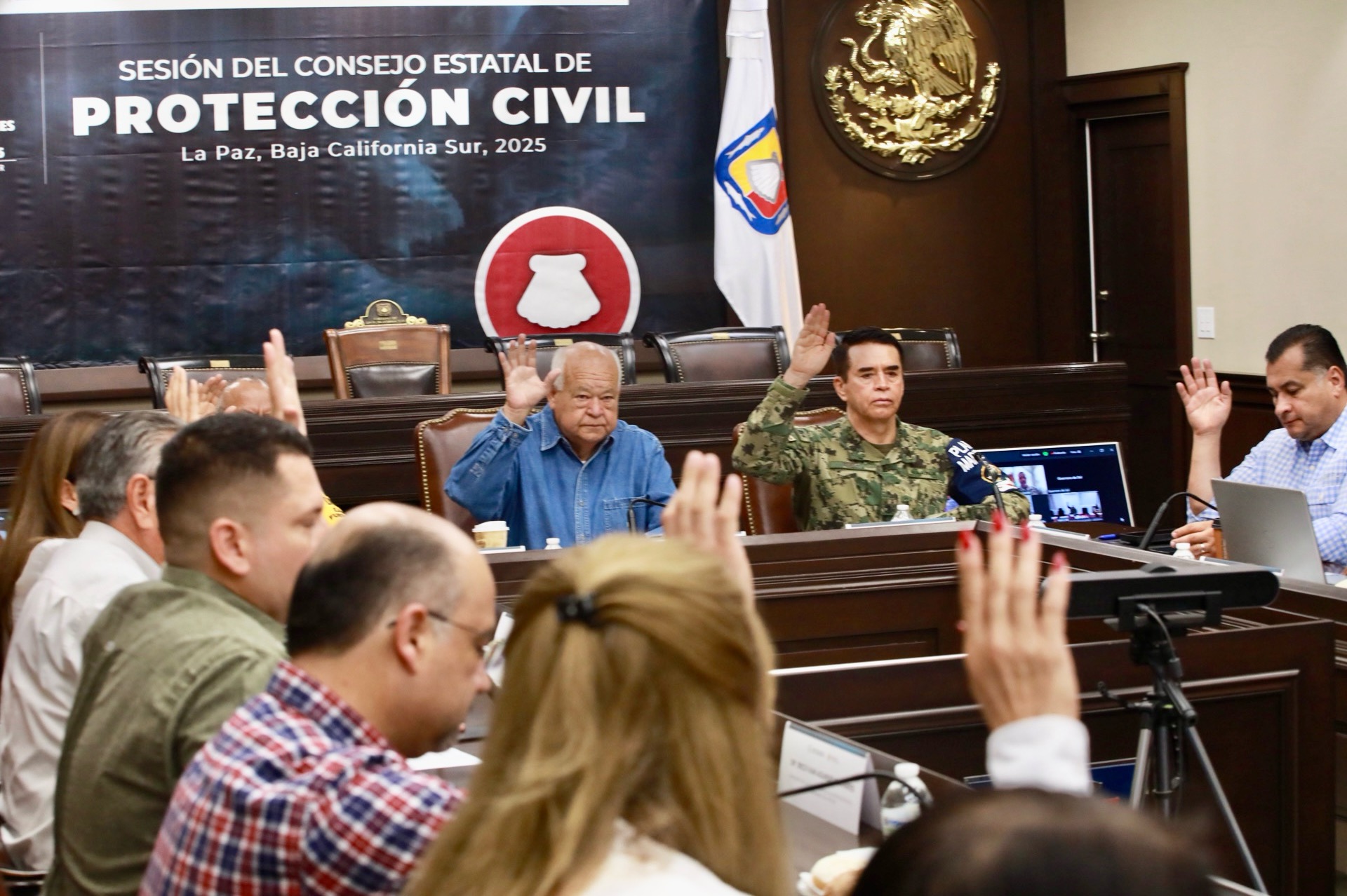 Permanece atento el Consejo Estatal de Protección Civil de BCS al comportamiento de “Priscilla”