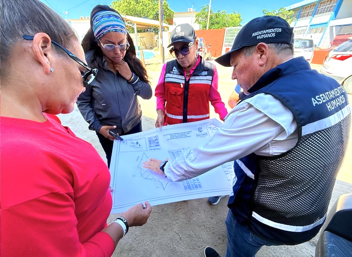 Inicia censo para regularización de predios en colonia López Obrador de Cabo San Lucas