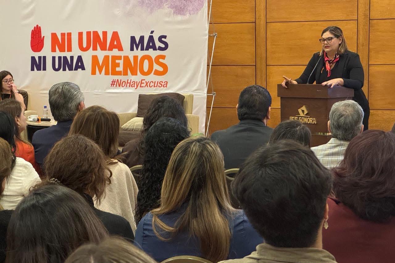 LA MAGISTRADA REBECA BARRERA PARTICIPÓ EN EVENTO SOBRE VIOLENCIA POLÍTICA “NI UNA MÁS, NI UNA MENOS” EN SONORA