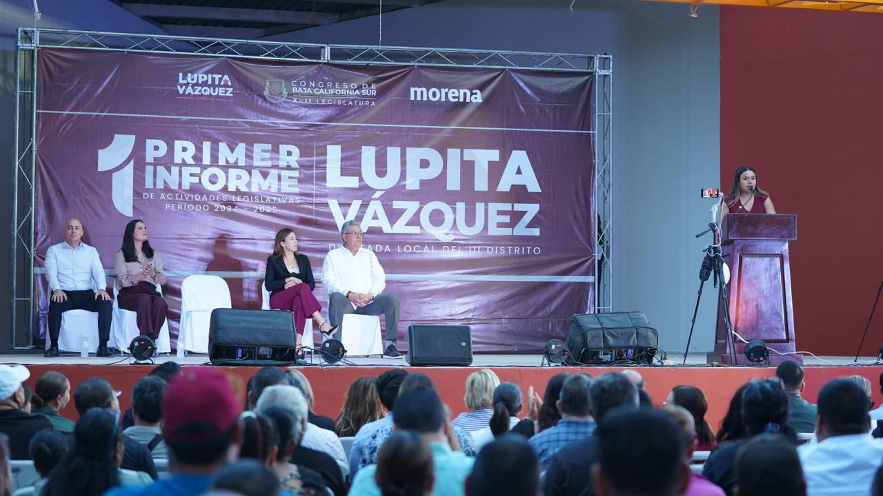 Diputada Guadalupe Vázquez Jacinto rinde su Primer Informe Legislativo y de Gestión