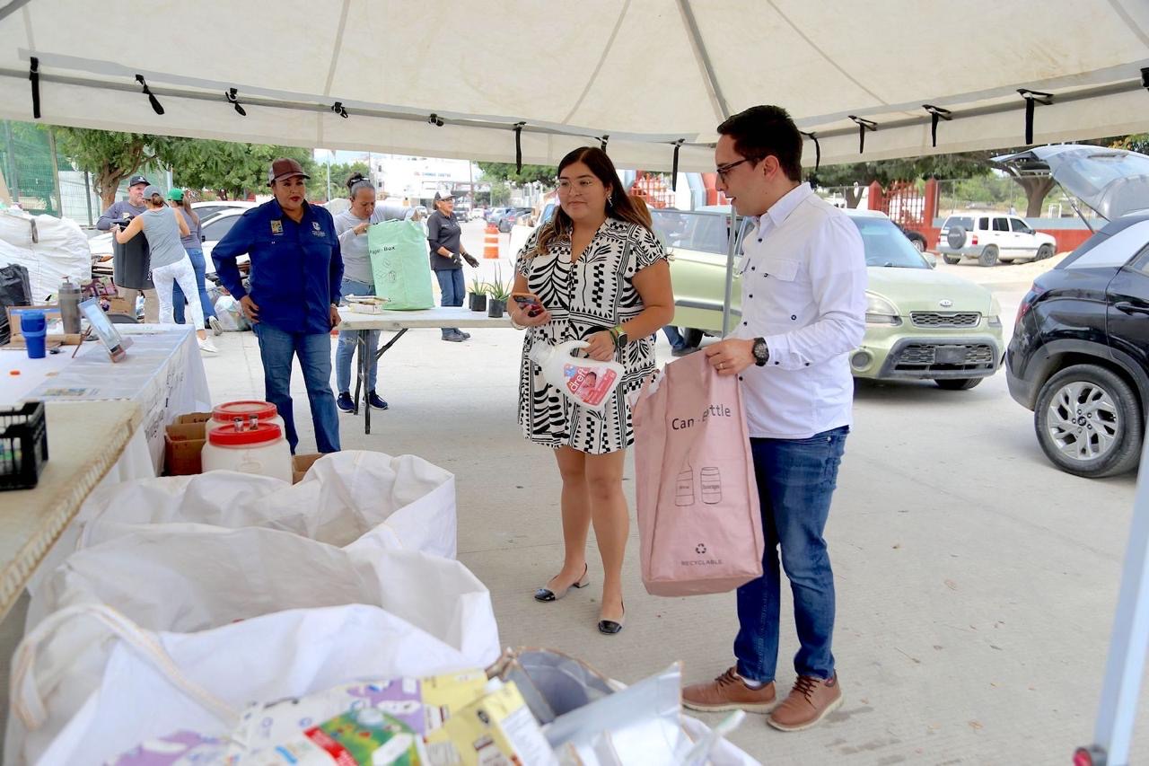 Se suma regidor Andrés Liceaga a jornada de reciclaje; destaca la importancia de promover la cultura ambiental