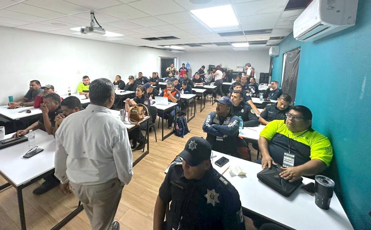 Imparten curso nacional “Sistema de Comando de Incidentes” al equipo deProtección Civil de Los Cabos