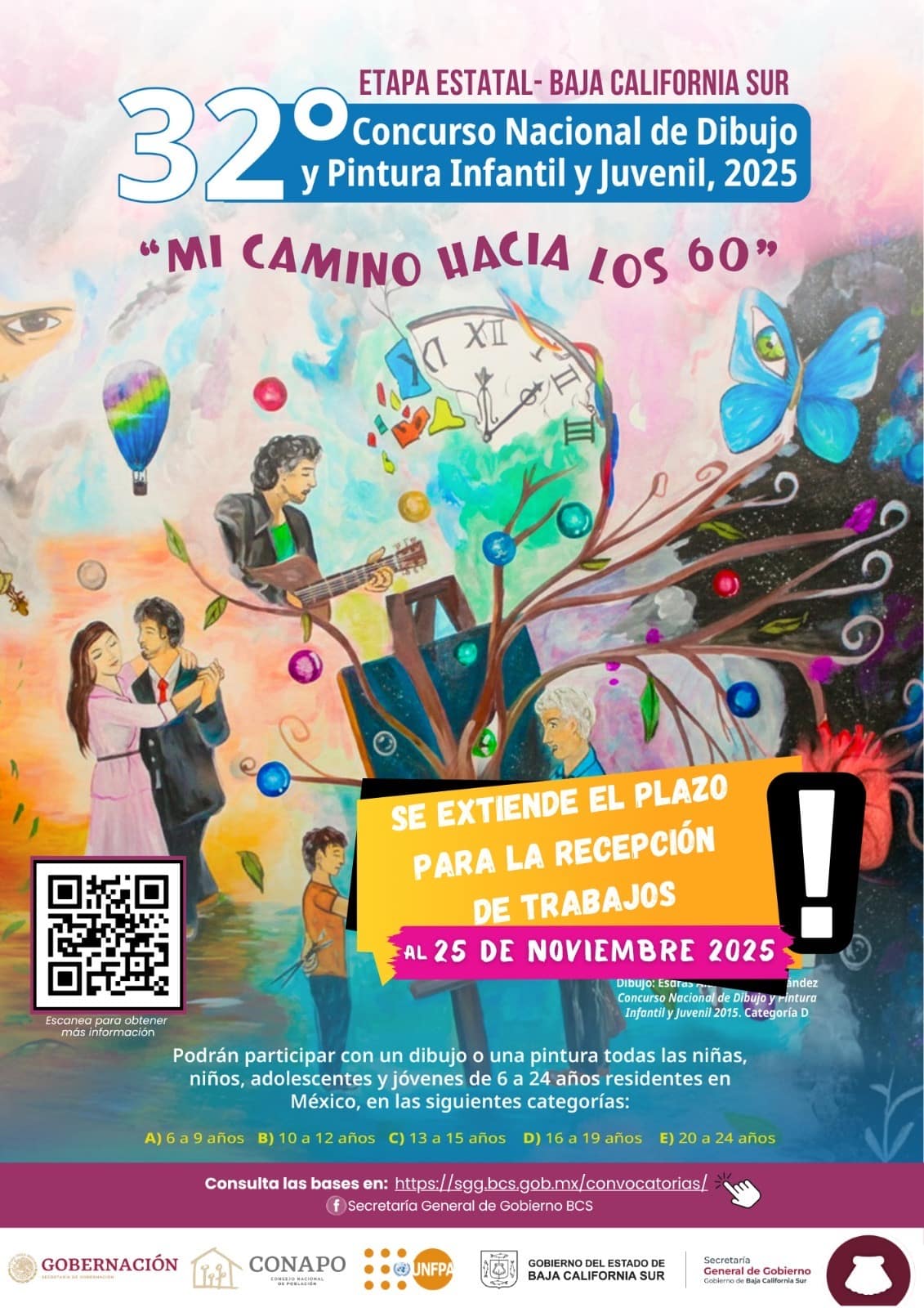 Extienden en BCS la convocatoria del Concurso Nacional de Dibujo y Pintura 2025