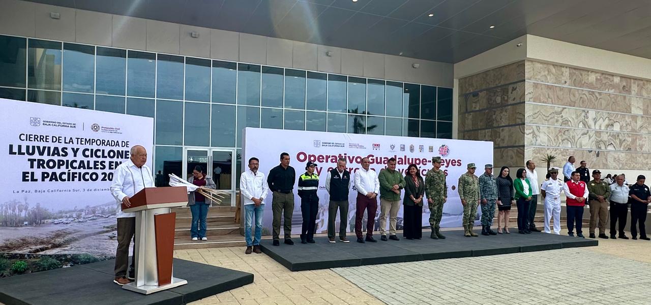 Pone en marcha Gobernador Operativo Guadalupe-Reyes 2025 para fortalecer la seguridad de las familias sudcalifornianas