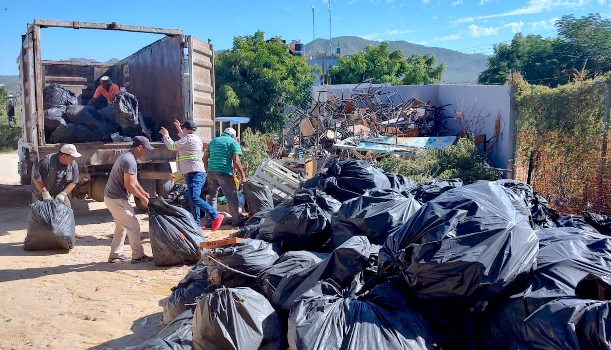 Más de 2,800 toneladas de residuos recolectadas en una semana en Los Cabos