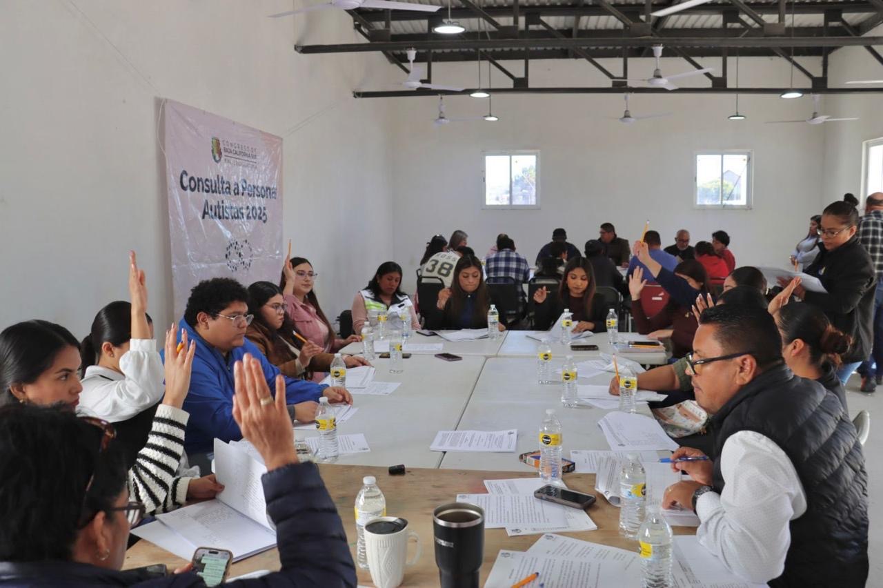 La consulta para la Ley de Personas Autistas continúa en Vizcaíno con activa participación de la ciudadanía