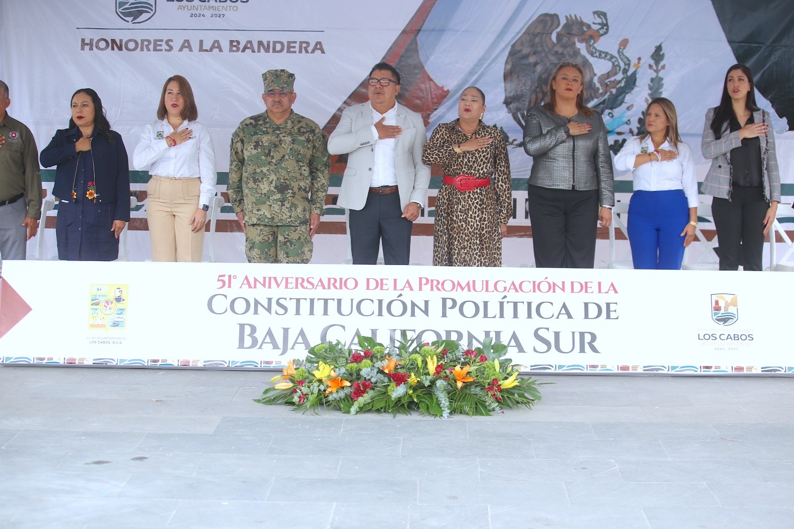 Conmemora Gobierno de Los Cabos el 51º aniversario de la Promulgación de la Constitución Política de Baja California Sur